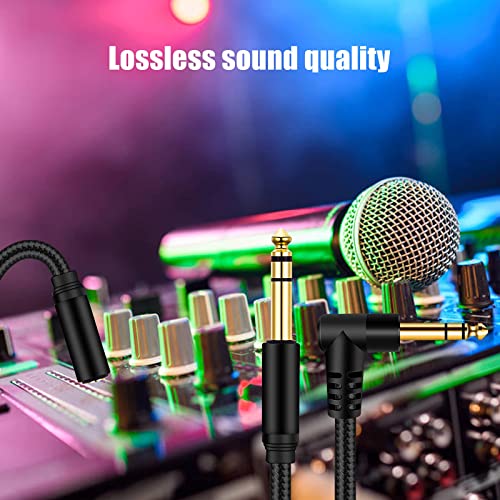 1/4 Inch Trs Instrument Cable 3Ft,Belipro 6.35Mm Trs To 6.35Mm Trs Stereo Audio Cable Male To Male Right-Angle-To-Straight For Electric Guitar, Bass, Keyboard,Mixer,Amplifier,Speaker,Equalizer.……… #TOP6