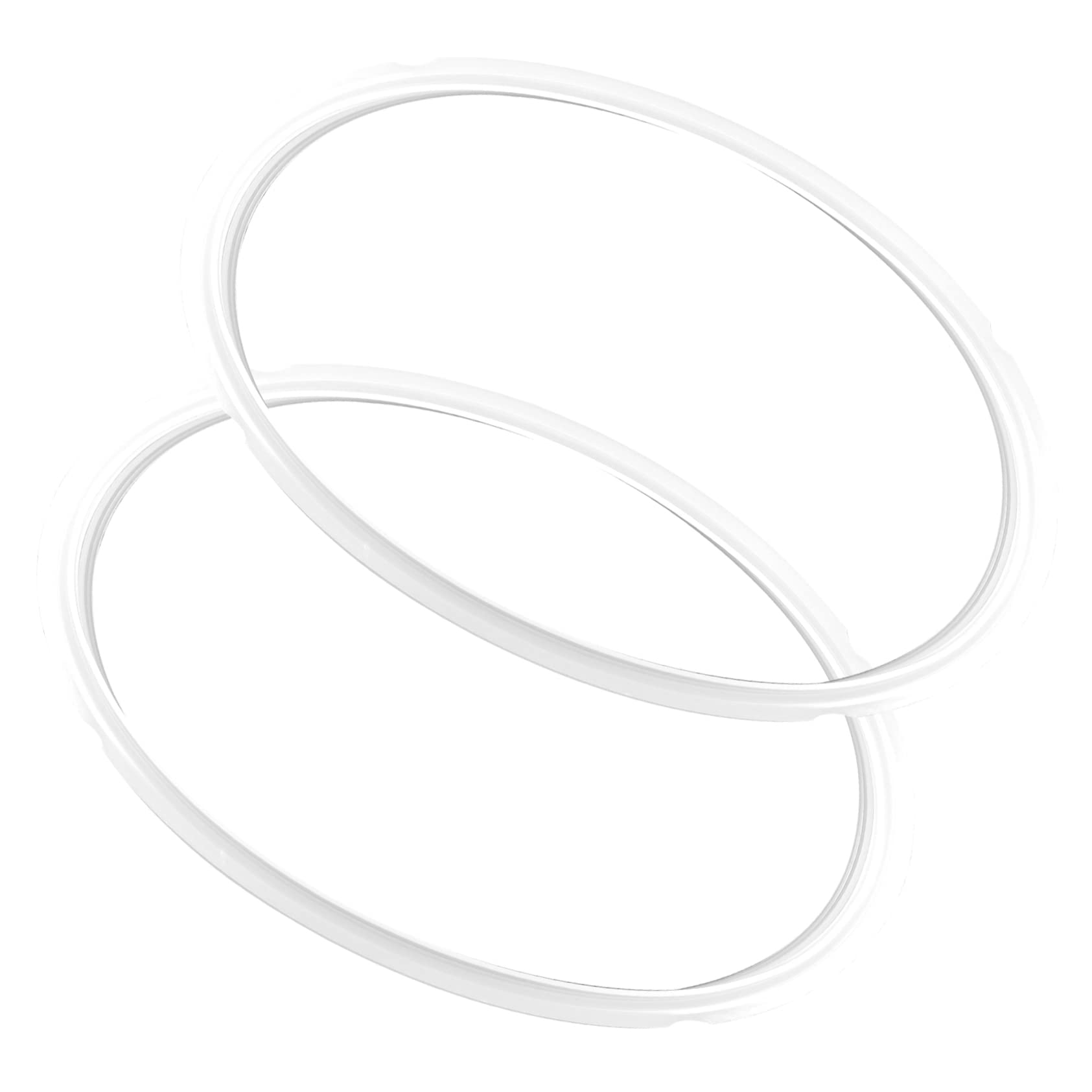 HAKIDZEL 2Pcs Silicone Sealing Rings for Pressure Cooker Gasket Compatible with Midea High Grade Silicone Sealing Easy to Clean Reliable for Cooking