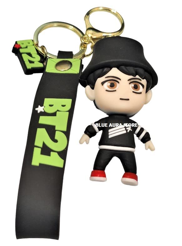 Buy Blue Aura BTS Jungkook Keychain Mic Drop Version for BTS Army Kpop