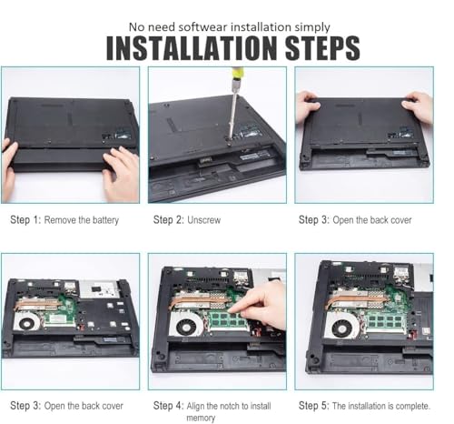 Image of Dolgix 4GB DDR2 800MHz Laptop RAM | PC2-6400 | CL-6 | Non-ECC | Un-Buffered |So-Dimm RAM | Pin -200 | Memory Module- 3 Year Warranty (Made in India)