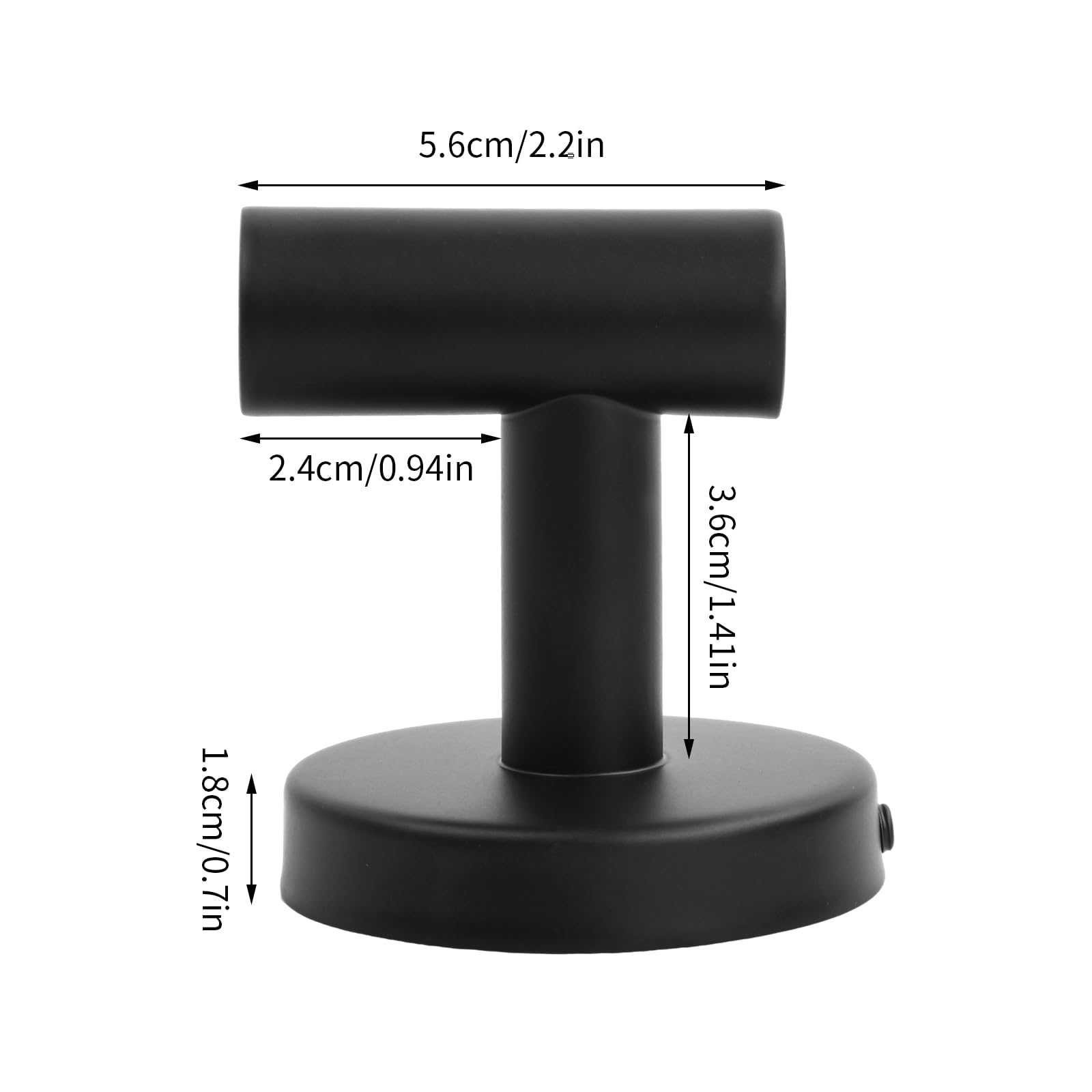 4 Piezas Ganchos para Abrigos Montados en Pared, Ganchos para Toalla, Gancho de Acero Inoxidable con Tornillos, Colgador Toalla Baño, Colgar Pared Gancho Negro Mate, para Baño Ducha Cocina