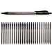Paper Mate (24 Pack) Journal Notebook Bulk Pen Set Ink Pens Medium Point Papermate Inkjoy 100rt 1.0m