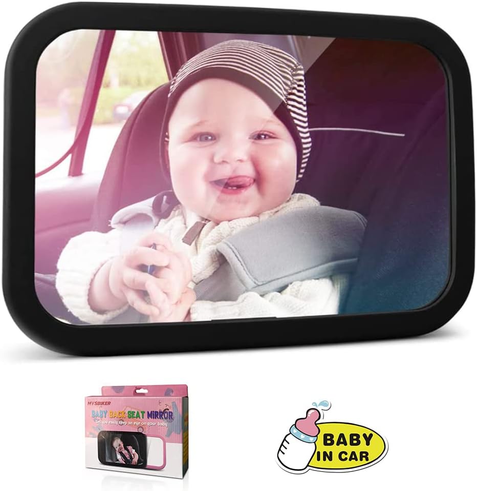 MYSBIKER Baby Mirror for Car,Rear Facing Mirror in BackseatEasily to