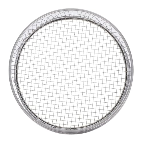 Happyyami Tamiz De Jardín De Acero Inoxidable para Tamizar Tierra Jardinería Patio Tamiz De Compost para Separar Roca y Tierra