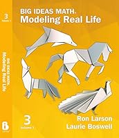 Big Ideas Math: Modeling Real Life (2022) - Grade 3 Student Edition Volume 1, 1st Edition 1637080174 Book Cover