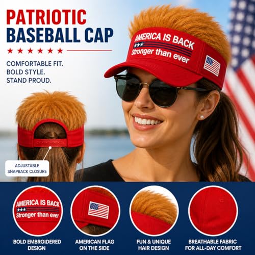 Image of Official President Donald T. Hat, Patriotic Costume Merchandise, Adjustable Golf, Baseball Cap, Women Men Flag Cap