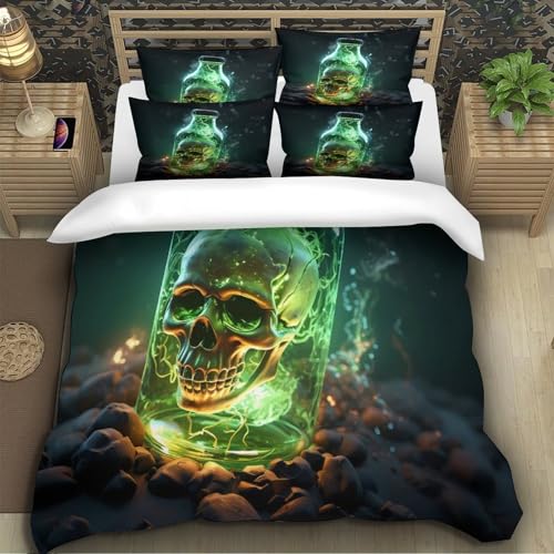 Parure de lit fermeture éclair ultra douce avec housse de couette microfibre king
