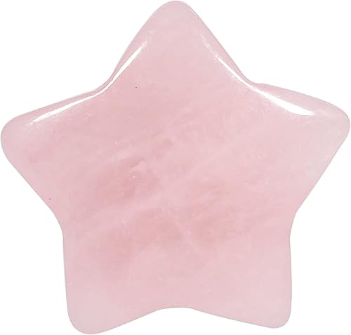 Miniatura 3 de mookaitedecor Juego de 5 piedras de palma con bolsillo de cristal curativo en forma de estrella, piedra de preocupación pulida para equilibrio de