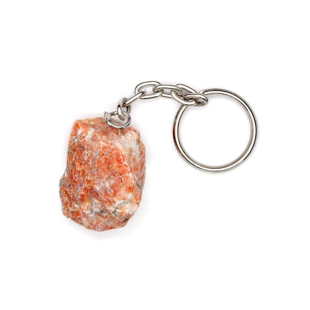 Keyring, Orange Calcite, Uncut