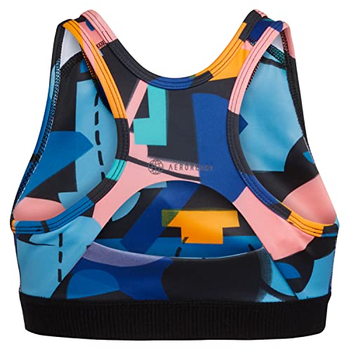 adidas Girls' Aeroready Allover Print Techfit Bra2
