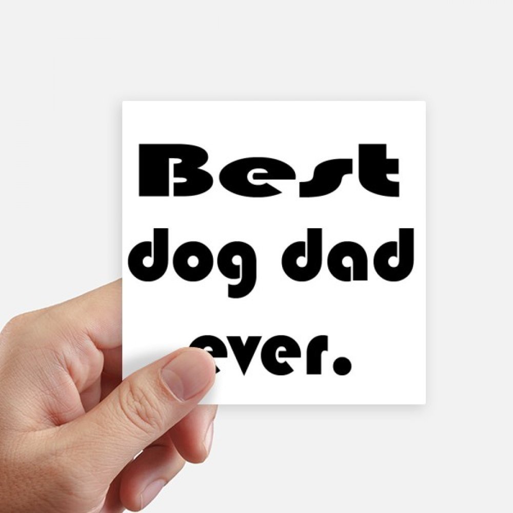 Sticker Le Meilleur Papa de Chien cadeau idéal de 10 cm pour fête des pères