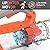 MAXLANDER Leaf Blower Cordless - 20V Electric Cordless Leaf Blower with 2 Batteries and Charger, 2.0Ah Battery Powered Leaf Blowers with 2 Speed Mode for Lawn Care, Blowing Leaves