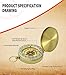 Waterproof Brass Compass for Hiking, Survival & Navigation – Large Dial Pocket Compass with Keychain Loop, Ideal Metal Brujula de Mano for Kids, Scouts, Hunting & Compass Gifts for Men