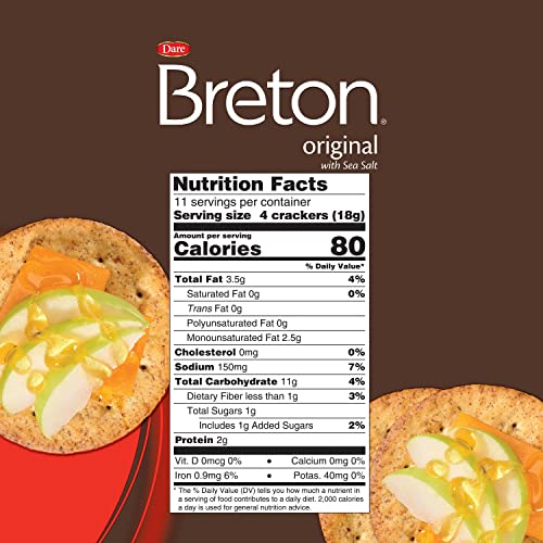 Image of Breton Original Crackers 7 Ounce Pack of 3