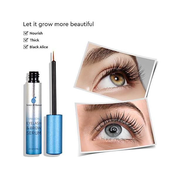 Natural-Eyelash-Growth-Serum-and-Brow-Enhancer-to-Grow-Thicker-Longer-Lashes-for-Long-Luscious-Lashes-and-Eyebrows3ml Advanced Eyelash Serum for Thicker, Longer Eyelashes and Eyebrows - Grow Luscious Lashes with Brow Enhancer (3mL)