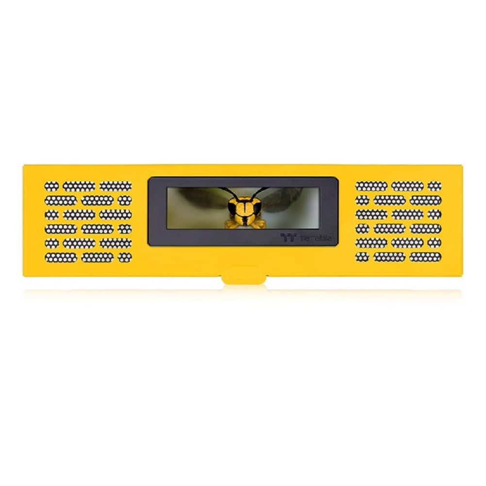 ThermaltakeTower 200 Series Bumblebee LCD Panel Kit, 3.9" LCD Display, Supported by Tt RGB Plus 2.0 Software, AC-067-OO4NAN-A1, 3 Year Warranty