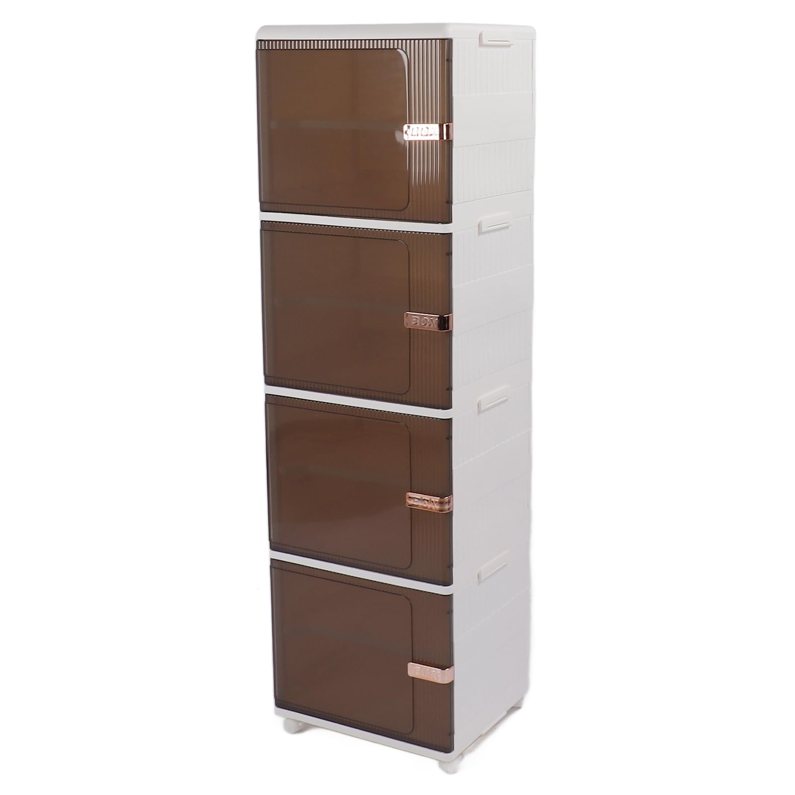 Cajas de Almacenamiento Plegables con Puerta Magnética y Ruedas
