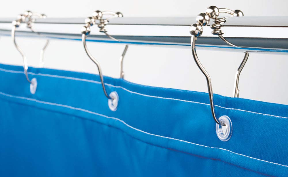 Spirella Anello Chrom Shower Curtain Rings Chromed Steel 12 Pieces