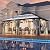 Aoxun 12'x20' Hardtop Gazebo, Outdoor Metal Gazebo with Double Polycarbonate Roof Canopy, Permanent Pavilion with Netting and Curtains for Lawn, Garden, Patio (Gray)