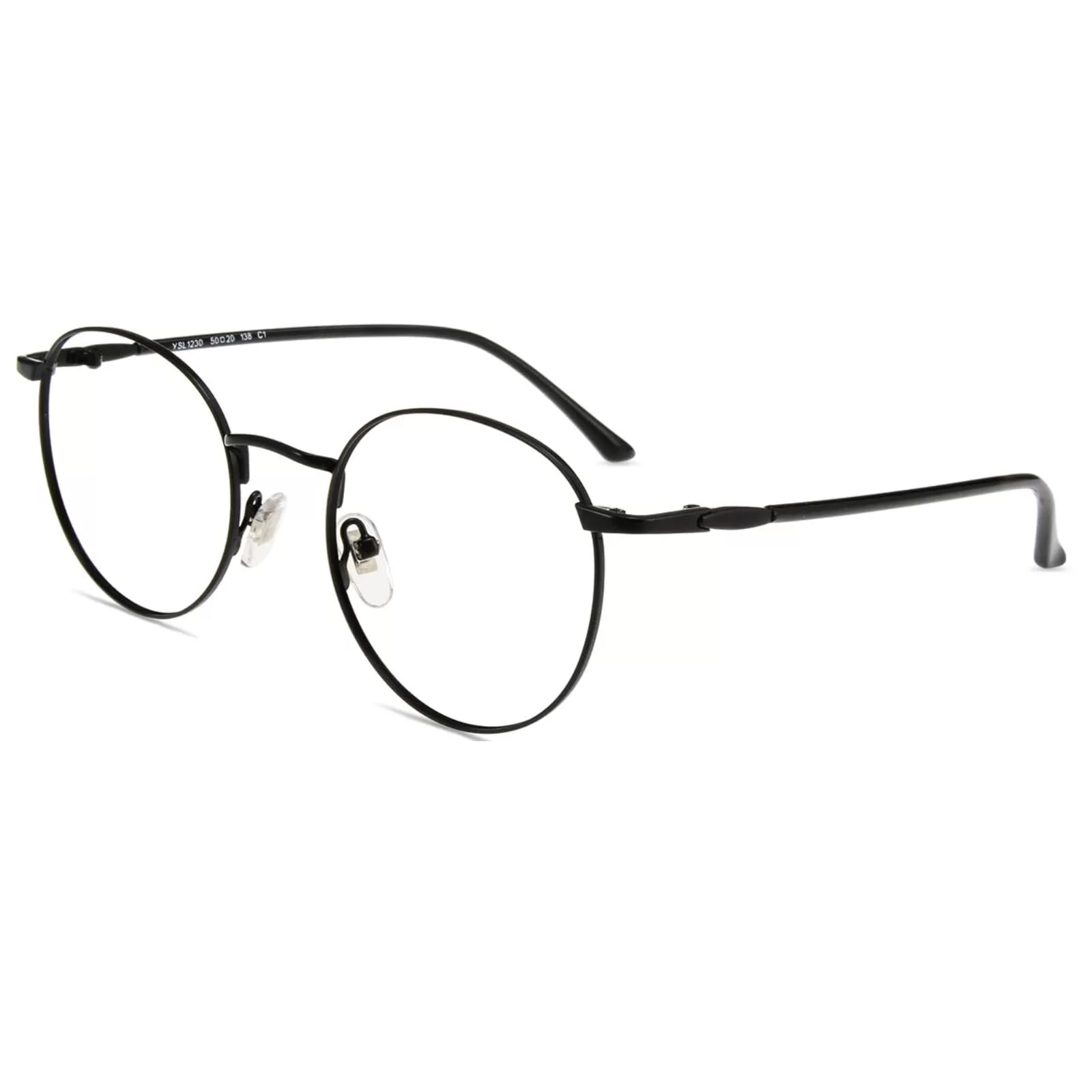 Firmoo Blue Light Blocking Glasses for Computer Reading Retro Metall Round Frame for Women Men
