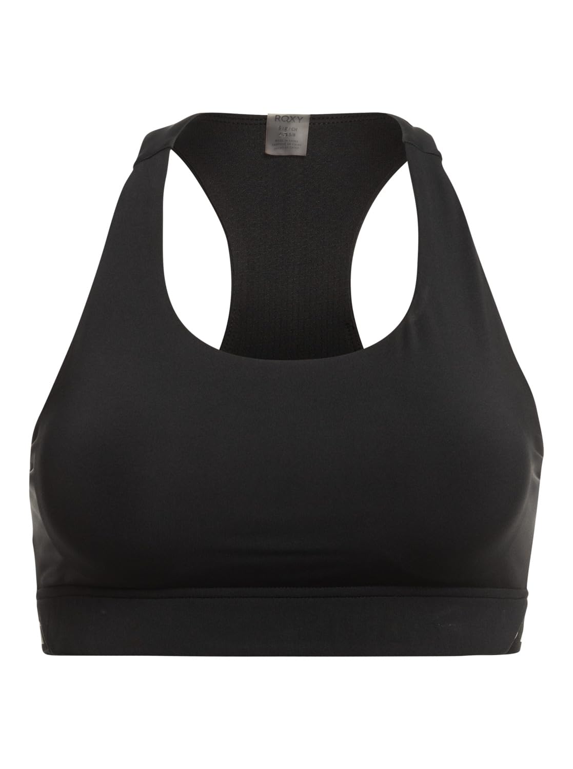 Roxy Young Women Bold Moves Sports Bra Shirt, Black, XXL EU