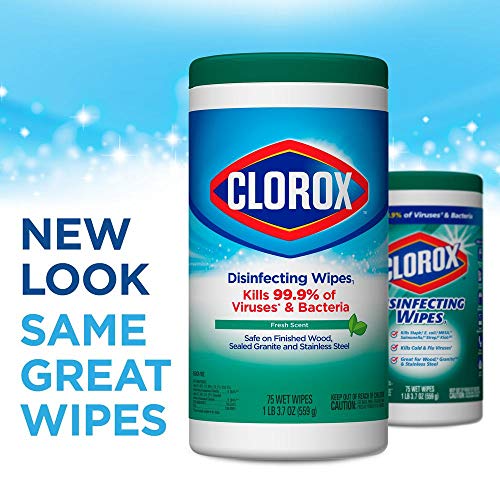 Clorox Disinfecting Wipes Disinfecting Fresh Scent Canister 75 Count - image 5