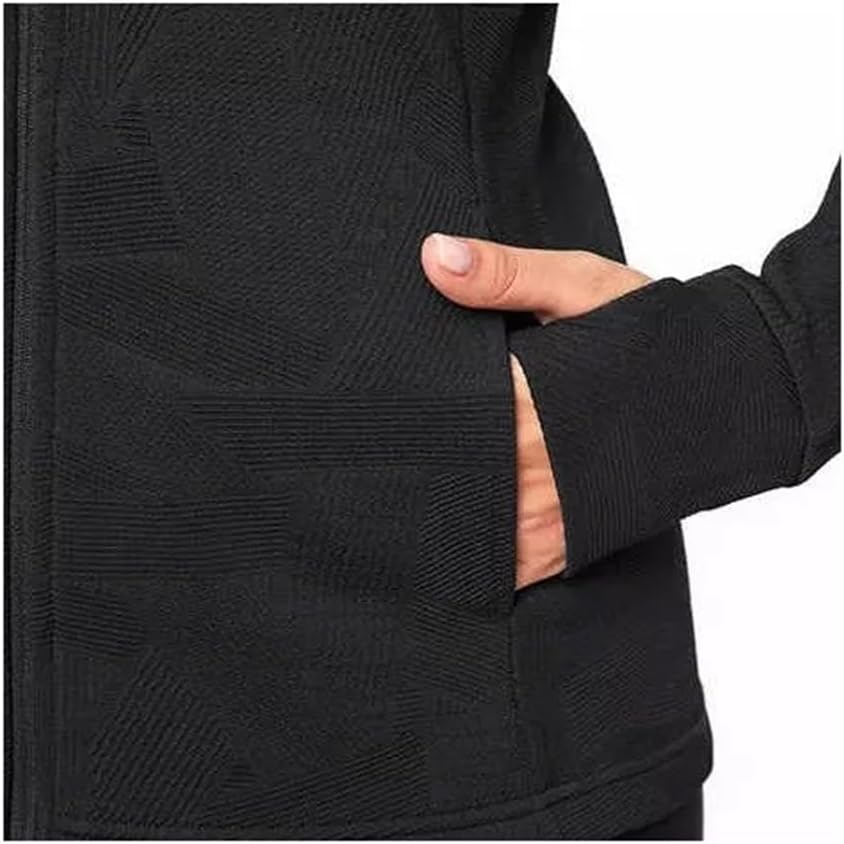 Mondetta Ladies' Jacquard Full-Zip Jacket (US, Alpha, X-Large, Regular, Regular, Black)
