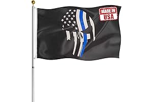 Punisher Skull Flag 3x5 - For Police & Military Enthusiasts!
