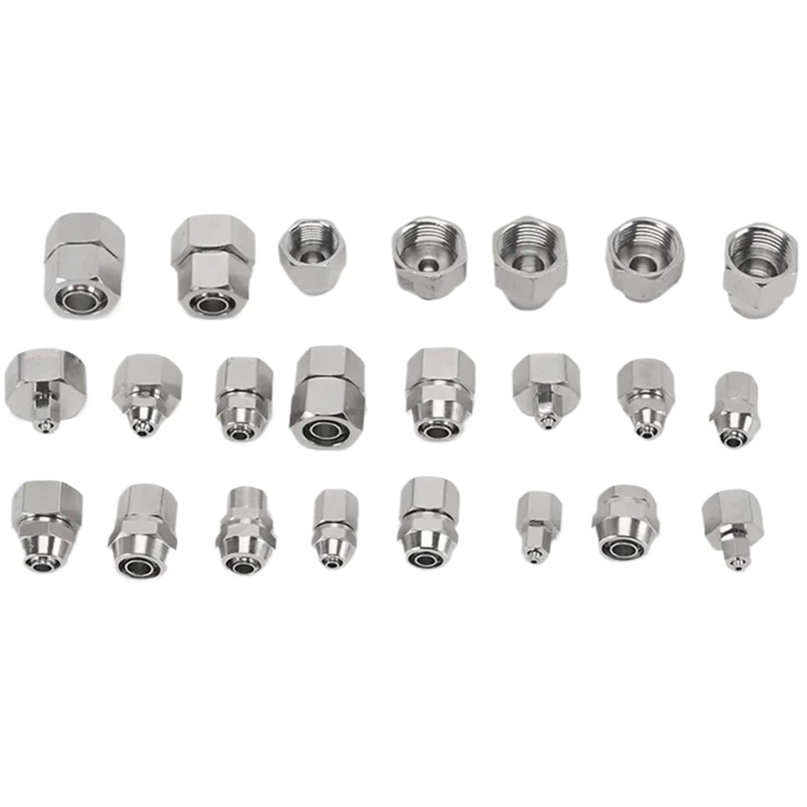 Connettore a serraggio rapido Raccordo aria OD 4 6 8 10 12 mm, rame 1/8 "1/4" 3/8" 1/2 "(KPCF 10-03,50 PCS)