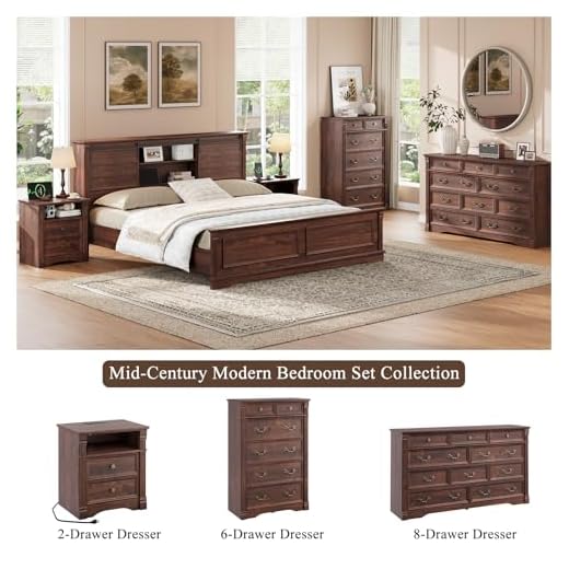 Harpaq Rustic Bedroom Sets - 3 Pieces