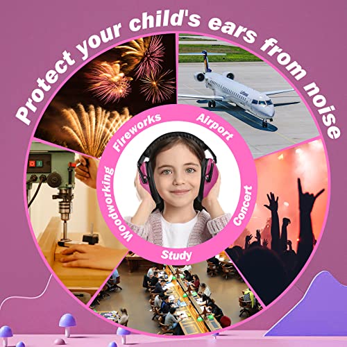 Kriogor Kids Ear Defenders, Noise Cancelling Headphones Autism Passive Sound-blocking Earmuffs 26dB SNR - Image 3