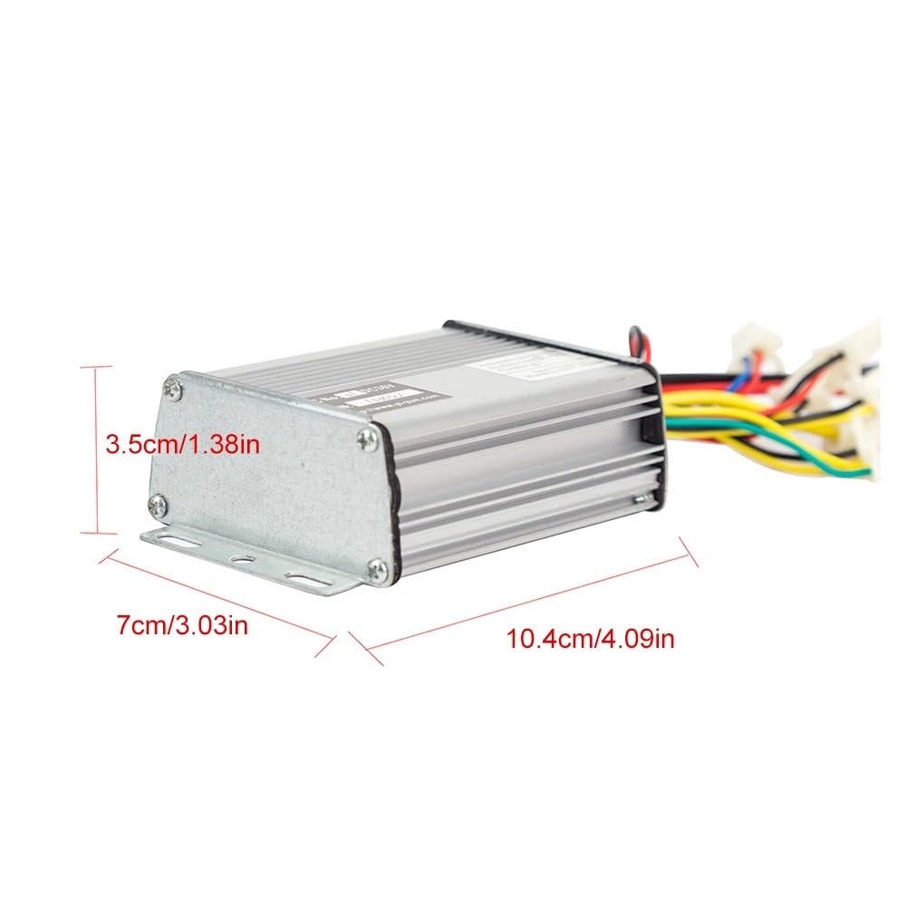 Centralina Monopattino Elettrico Controller spazzolato for motore elettrico for bici elettrica DC 24V/36V/48V 250/350/500W/1000W for accessorio controller for bicicletta, scooter ebike