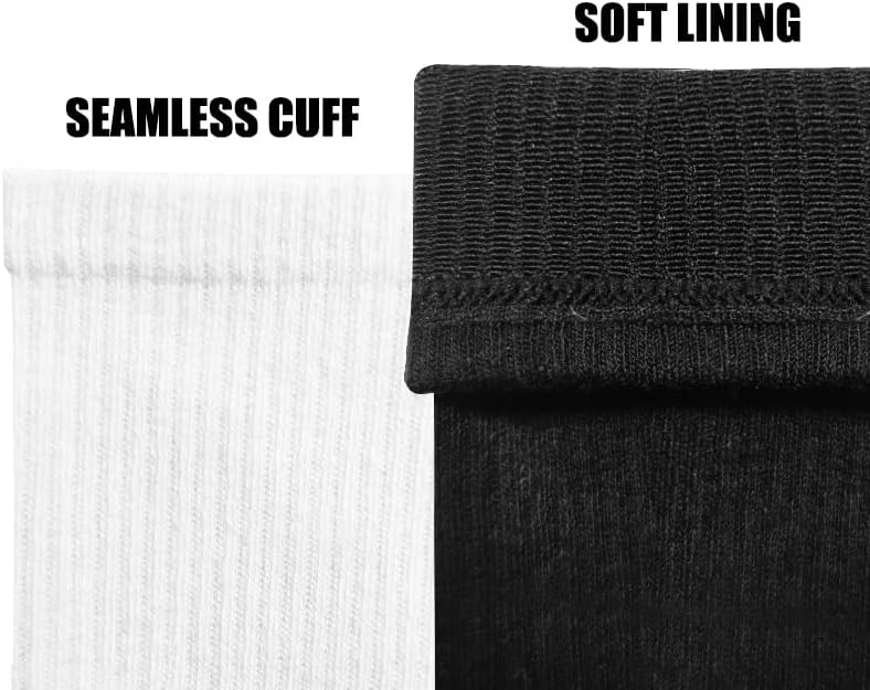 Men's Crew Socks 6 Pack Soft Breathable Athletic Socks Casual Running Socks for Daily Wear Work Training Sports - Image 6