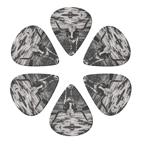 Lot de 6 médiators en forme de vache noire et blanche pour guitare acoustique, guitare électrique, basse, ukulélé – fins… - Les Beatles, Paul McCartney, John Lennon, RIngo Starr, George Harrison Lot de 6 médiators en forme de vache noire et blanche pour guitare acoustique, guitare électrique, basse, ukulélé - fins… – Image 5