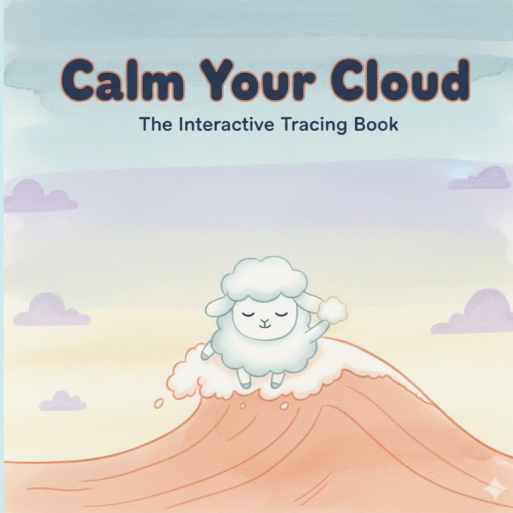 Calm Your Cloud: The Interactive Tracing Book,Simple Breathing & Emotional Regulation for Kids Managing Big Feelings and Anxiety