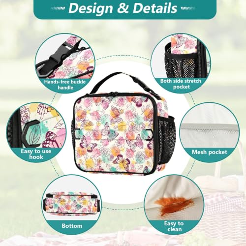 Lonchera térmica reutilizable impermeable ALAZA con forro interior de fácil limpieza para niños 6