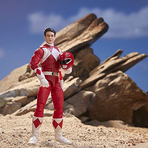 Power Rangers Lightning Collection 15 cm große Mighty Morphin Roter Ranger Action-Figur zum Sammeln mit Accessoires – Bild 8