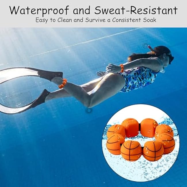 Wrist Ankle Weights for Women - Set of 2 (0.36 lb Each) Wearable Waterproof Training Weight Bracelets, Silicone Strength Workout Weighted Bangles for Walking Running Pilates Aerobics