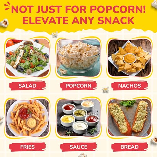 Image of Time Out Popcorn DIY Gift Hamper Kit, Popcorn Kernels (Maize) 400g with 4 seasoning Mexican Cheese, Spicy Cheese, Sour Cream Onion & Popcorn Masala