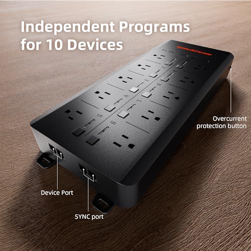 Image of Spider Farmer GGS AC10 Power Strip Kits 10 AC APP-Based Controls Outlets