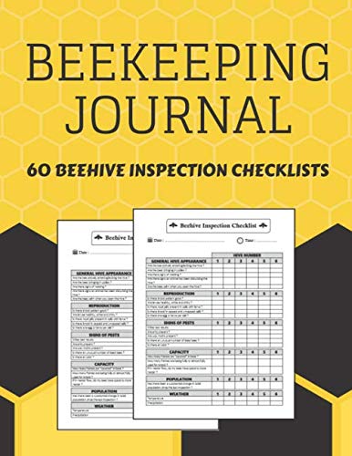 Amazon | Beekeeping Journal: Beekeeping Log Book | 120 Pages Beehive ...