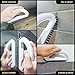 Grout Cleaning Brush Set (4 Pcs) Heavy Duty Hand Grout Scrub Brush & Detail Cleaning Brush Set for Baseboards,Floor, Corners, Shower, Bath Tub & Tiles