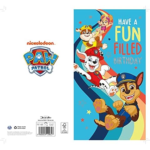 Paw Patrol Official Birthday Greeting Card Cover