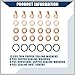 RATCHROLL Fuel Injector/O-Ring Kit for Dodge 5.9L 12 Valve 4bt 6bt 5.9L Diesel Engines 1991.5-1998.5 / Fuel Injector Seal Ring Kit Durable/Rubber / 1 Set/Black Replacement Car Parts