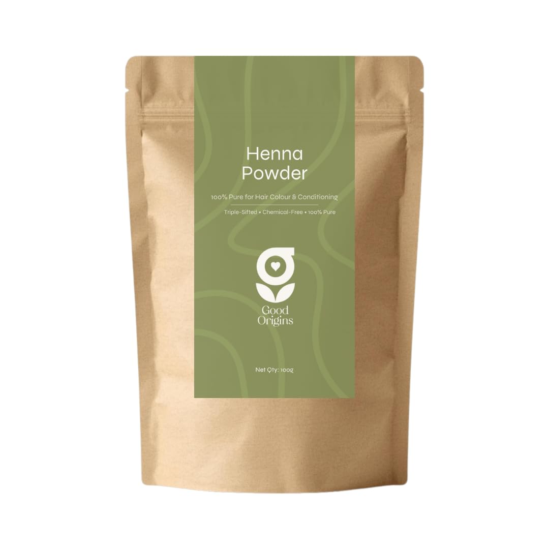 Henna Powder for Hair - 100% Natural Mehndi Powder for Hair Colour & Conditioning - Pure Homegrown Henna Hair Dye No PPD No Ammonia - Organic Mehandi Powder - Triple Sifted - 100g-picture-37