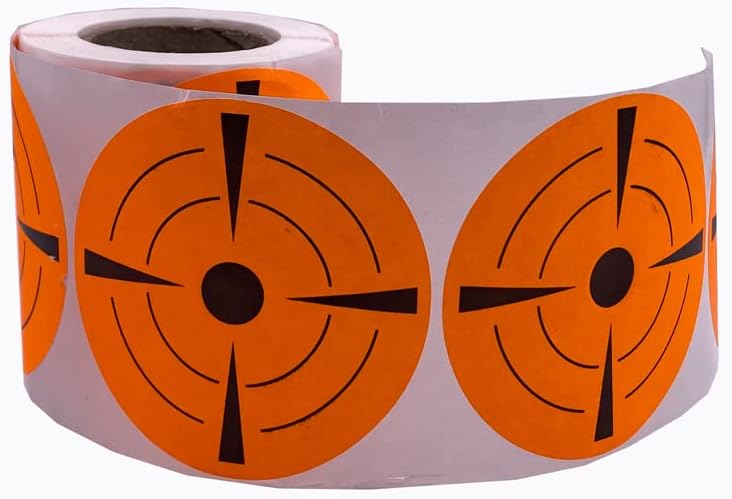 3 Inch x 200 Pcs/roll Flurocent Fresh Color Shooting Target Stickers Paper Target (Green)