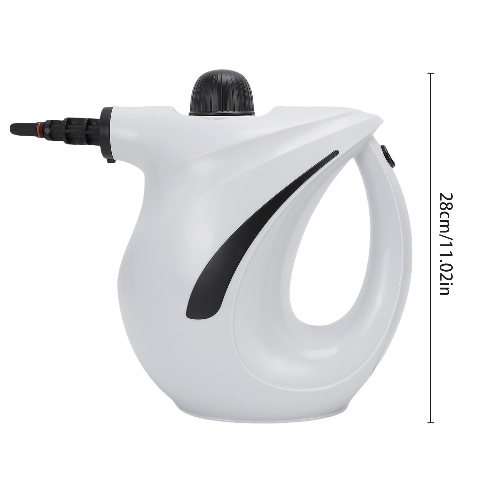 SIXRUN Limpiadora a, Máquina de Limpieza a de Alta Presión, Fregona a 1200W 700ML Tanque de Agua 2 Velocidades para Cocina Baño Coche (Enchufe europeo 220V)
