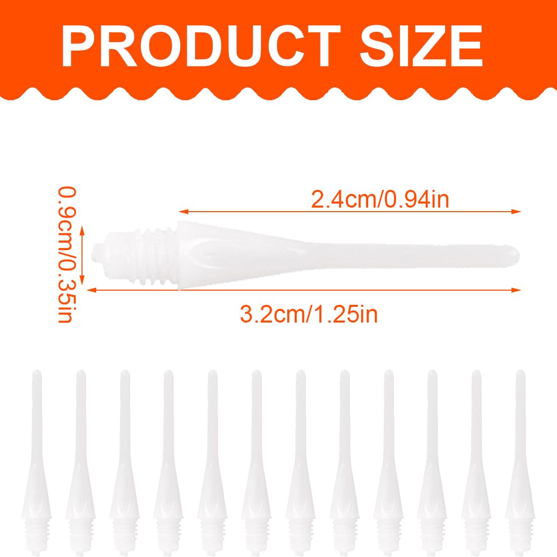 60 Pièces Embout Flechette Plastique, Pointe 2BA Pour Fléchettes Électroniques