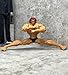 Hanma Yujiro Action Figure Statue 7.1 Inch Anime Fighting Posture Movable Joints Character Model with Accessories