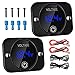 2 PCS 12V Auto Digital Voltmeter, Wasserdichtes Display Spannungsmesser mit Touch-Schalter Panel, Blaue Spannungsanzeige für Auto Boot Marine Fahrzeug Motorrad LKW Camper ATV UTV